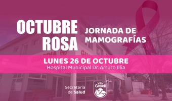 OCTUBRE ROSA: JORNADA DE MAMOGRAF�AS EN EL HOSPITAL MUNICIPAL